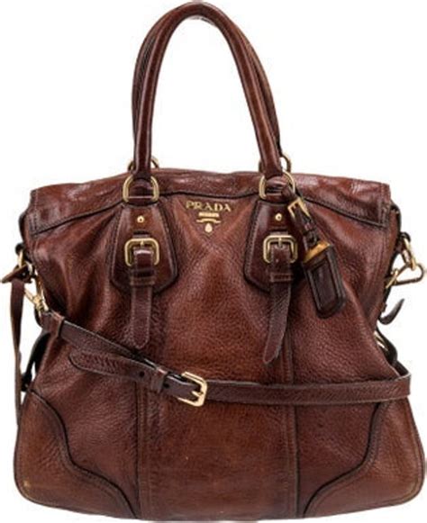 prada cervo antik hirschledertasche